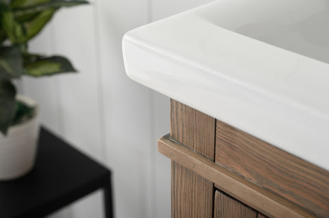 Avery 20" Single Bathroom Vanity Set - Brown Spruce(SOLD OUT)