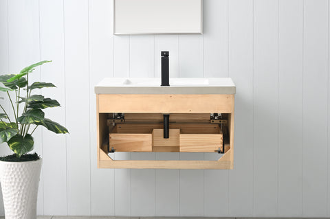 Danbury 30" Single Bathroom Vanity Set - Teak White (SOLD OUT)