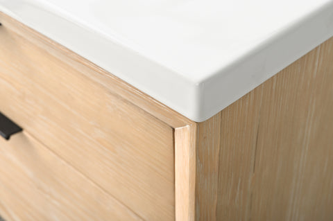 Danbury 30" Single Bathroom Vanity Set - Teak White (SOLD OUT)