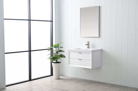 Danbury 30" Single Bathroom Vanity Set - White