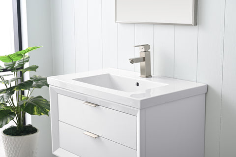 Danbury 30" Single Bathroom Vanity Set - White
