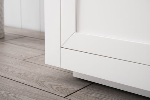 Grace 36" Vanity Set with Carrara White Top - White