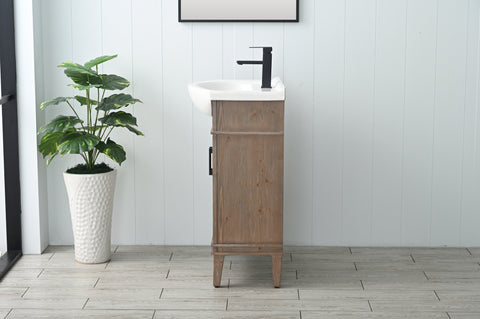 Ivy 24" Single Bathroom Vanity Set - Brown Spruce (SOLD OUT)