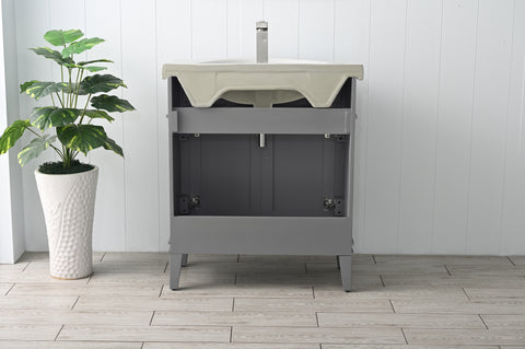 Ivy 30" Single Bathroom Vanity Set - Gray(SOLD OUT)