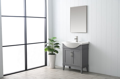 Ivy 30" Single Bathroom Vanity Set - Gray(SOLD OUT)