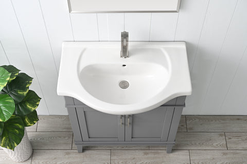 Ivy 30" Single Bathroom Vanity Set - Gray(SOLD OUT)