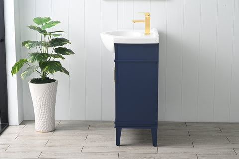 Ivy 30" Single Bathroom Vanity Set - Navy Blue (SOLD OUT)