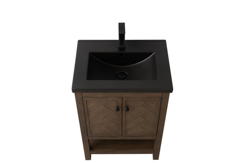 Landon 24" Single Bathroom Vanity Set - Black Top (SOLD OUT)