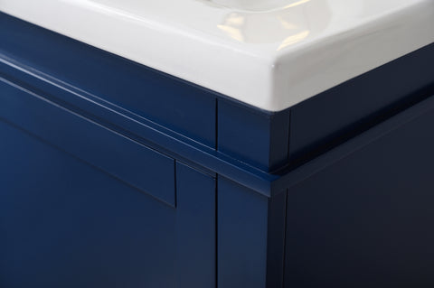 Avery 24" Single Bathroom Vanity Set - Navy Blue