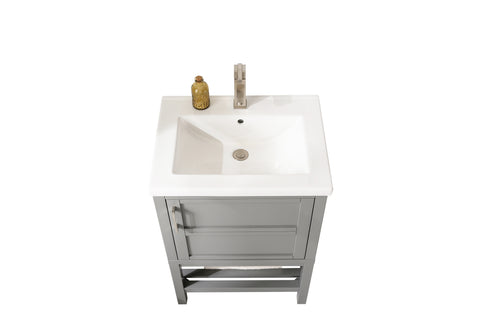 Bailey 24" Single Bathroom Vanity Set - Gray