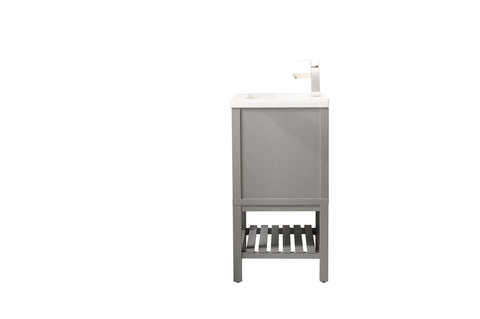 Bailey 24" Single Bathroom Vanity Set - Gray