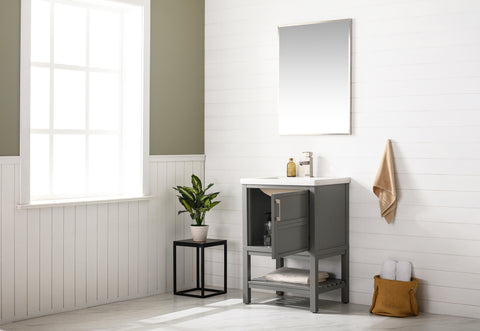 Bailey 24" Single Bathroom Vanity Set - Gray