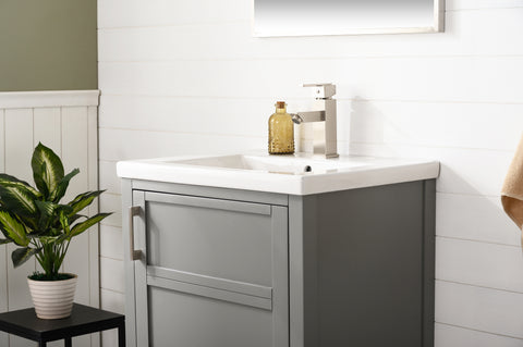Bailey 24" Single Bathroom Vanity Set - Gray