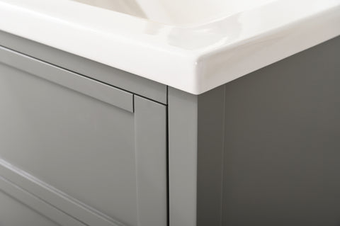 Bailey 24" Single Bathroom Vanity Set - Gray