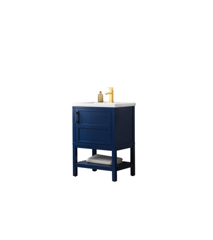 Bailey 24" Single Bathroom Vanity Set - Navy Blue