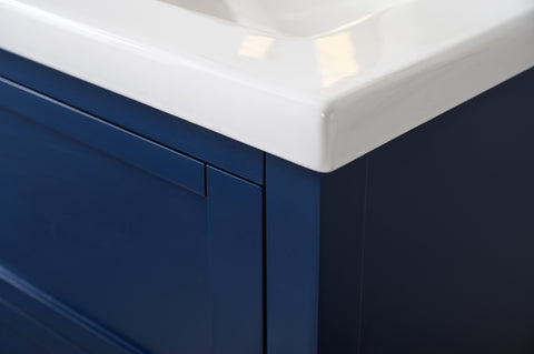 Bailey 24" Single Bathroom Vanity Set - Navy Blue