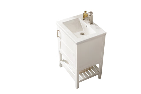 Bailey 24" Single Bathroom Vanity Set - White