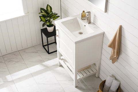 Bailey 24" Single Bathroom Vanity Set - White