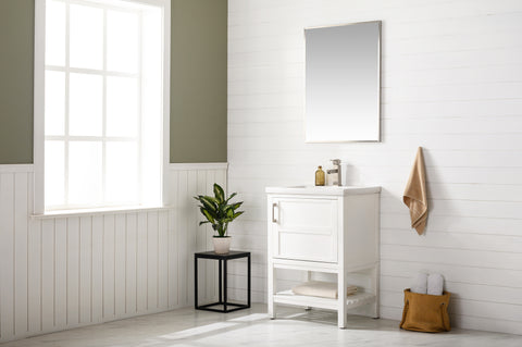 Bailey 24" Single Bathroom Vanity Set - White