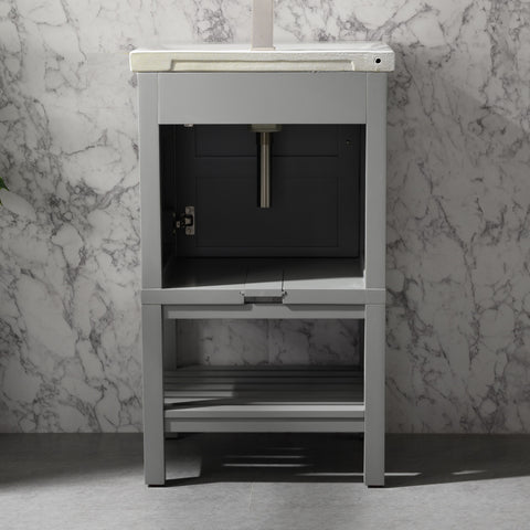 Bailey 20" Single Bathroom Vanity Set - Gray