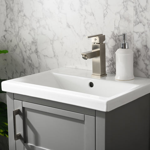 Bailey 20" Single Bathroom Vanity Set - Gray