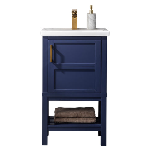 Bailey 20" Single Bathroom Vanity Set - Navy Blue