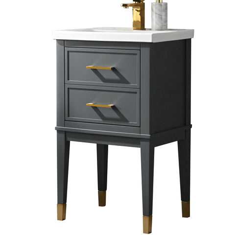 Clara 20" Single Bathroom Vanity Set - Dark Gray (SOLD OUT)