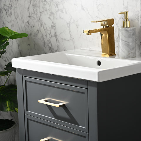 Clara 20" Single Bathroom Vanity Set - Dark Gray (SOLD OUT)