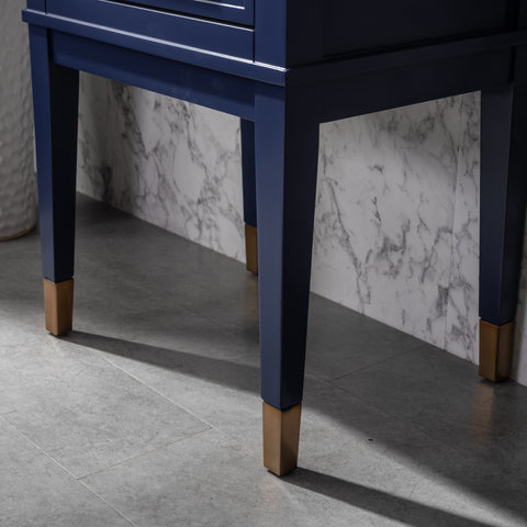 Clara 20" Single Bathroom Vanity Set - Navy Blue-FLASH SALE