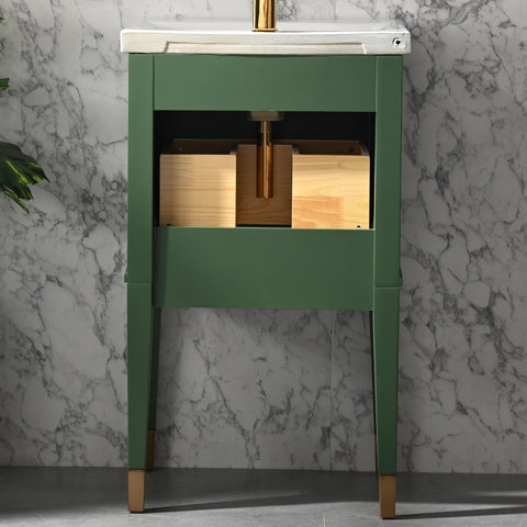 Clara 20" Single Bathroom Vanity Set - Vogue Green (SOLD OUT)