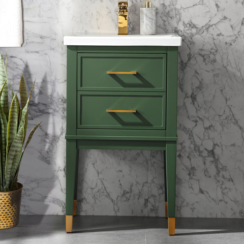 Clara 20" Single Bathroom Vanity Set - Vogue Green (SOLD OUT)
