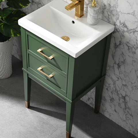 Clara 20" Single Bathroom Vanity Set - Vogue Green (SOLD OUT)