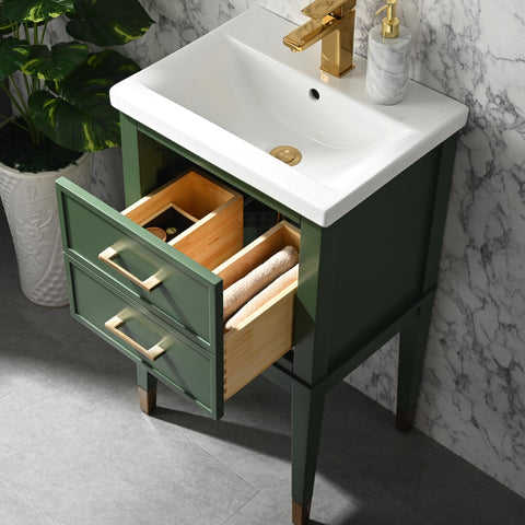 Clara 20" Single Bathroom Vanity Set - Vogue Green (SOLD OUT)