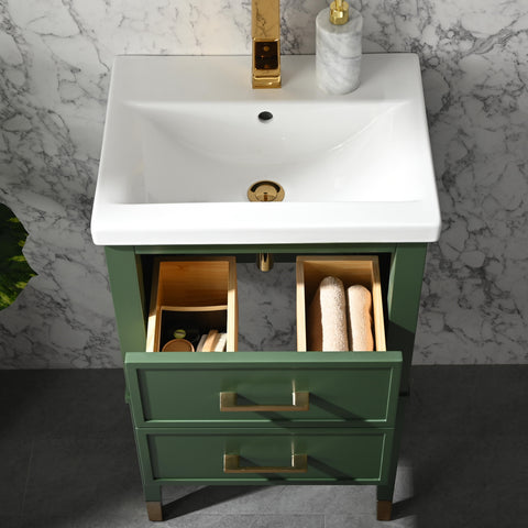Clara 20" Single Bathroom Vanity Set - Vogue Green (SOLD OUT)