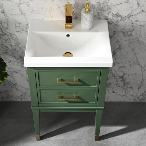 Clara 20" Single Bathroom Vanity Set - Vogue Green (SOLD OUT)