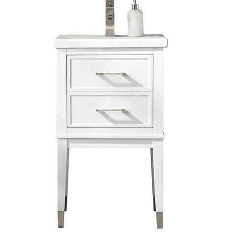 Clara 20" Single Bathroom Vanity Set - White