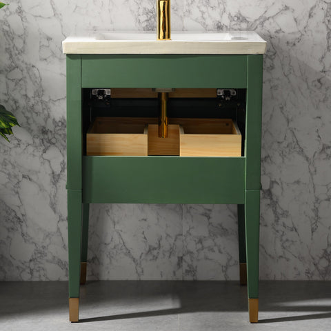 Clara 24" Single Bathroom Vanity Set - Vogue Green