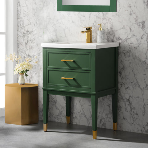 Clara 24" Single Bathroom Vanity Set - Vogue Green