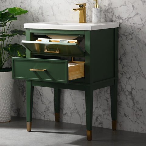 Clara 24" Single Bathroom Vanity Set - Vogue Green