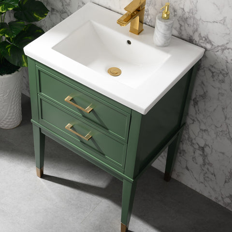 Clara 24" Single Bathroom Vanity Set - Vogue Green