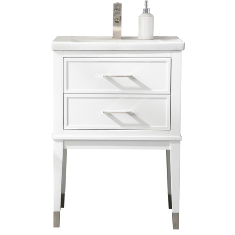 Clara 24" Single Bathroom Vanity Set - White (SOLD OUT)