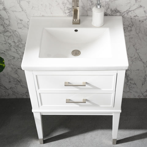 Clara 24" Single Bathroom Vanity Set - White (SOLD OUT)