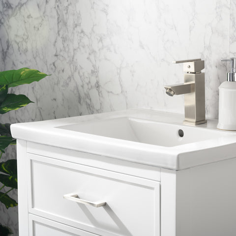 Clara 24" Single Bathroom Vanity Set - White (SOLD OUT)