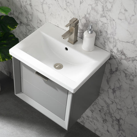 Danbury 20" Single Bathroom Vanity Set - Gray