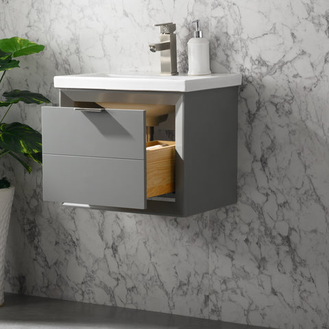 Danbury 20" Single Bathroom Vanity Set - Gray