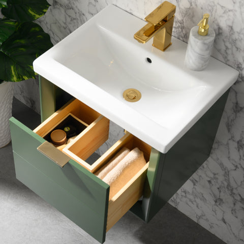 Danbury 20" Single Bathroom Vanity Set - Vogue Green