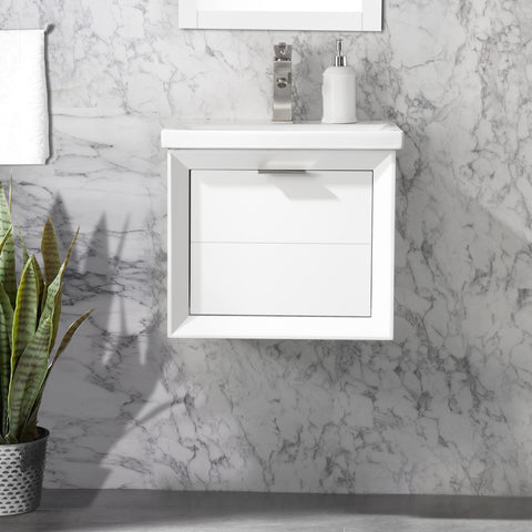 Danbury 20" Single Bathroom Vanity Set - White