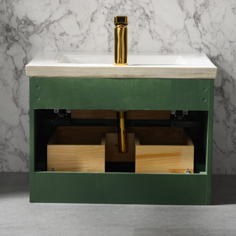 Danbury 24" Single Bathroom Vanity Set - Vogue Green