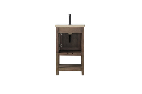 Harvey 20" Single Bathroom Vanity Set - Brown Spruce