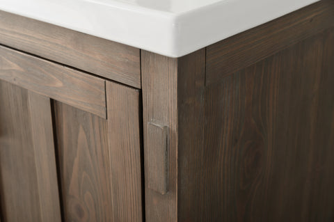 Harvey 30" Single Bathroom Vanity Set - Brown Spruce (SOLD OUT)
